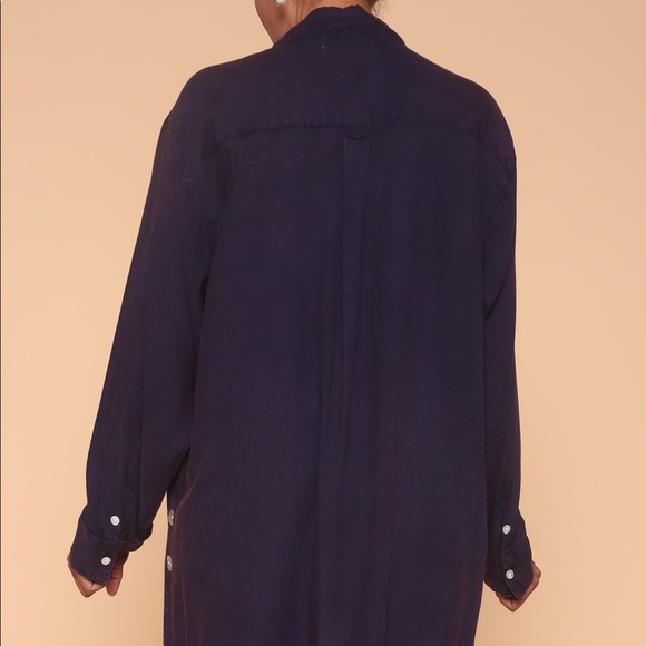 Casual chic stone wash Vintage style button up - Picture 3 of 7